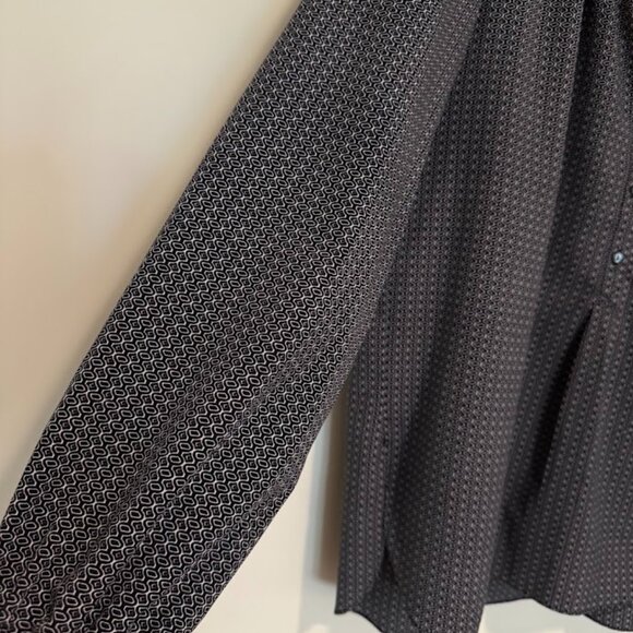 Max Studio Black and White Blouse, Size XLG - Picture 2 of 7